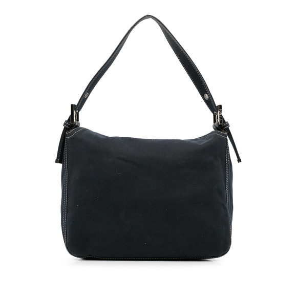 Pre-Loved Fendi Canvas FF Marble Double Flap Shoulder Bag - Picture 4 of 12